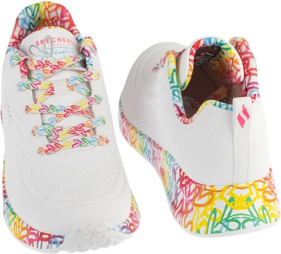 Skechers Uni Lite dames sneakers wit Extra comfort Memory Foam - Foto 5