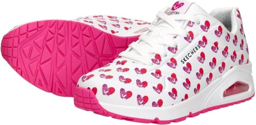 SKECHERS Sneakers laag 'Uno Live Colorfully' wit - Foto 8