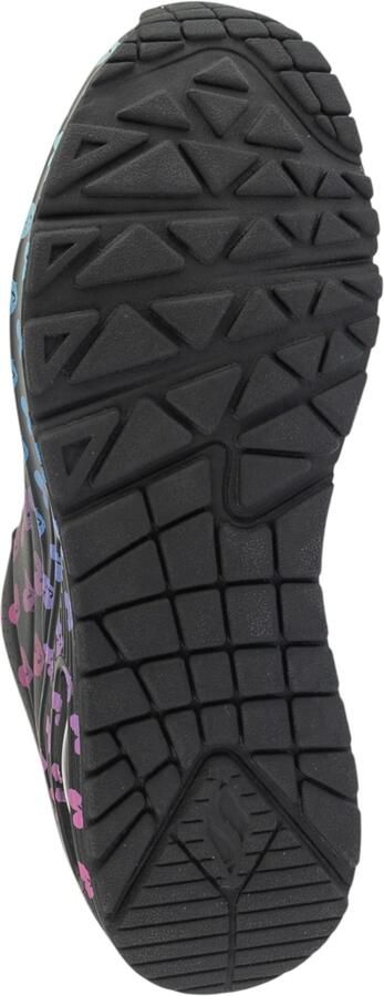 Skechers Uno Live Colorfully dames sneaker Zwart multi - Foto 3
