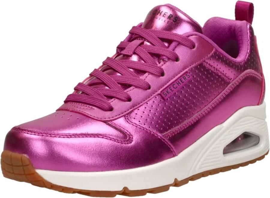 Skechers Sneakers Uno Metallixs sleesneaker plateausneaker veterschoen lage schoen in metallic-look - Foto 3
