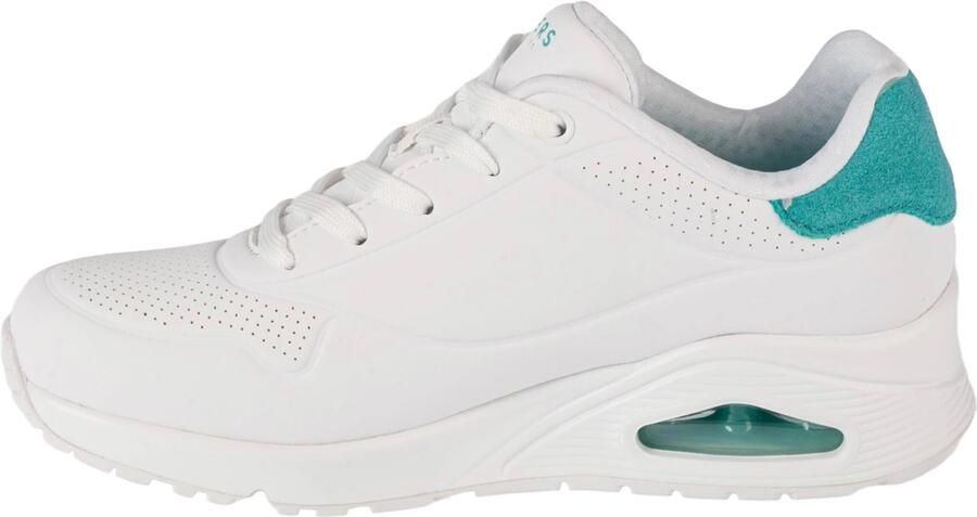 Skechers Uno Pop Back Dames Sneakers Wit Mintgroen - Foto 10