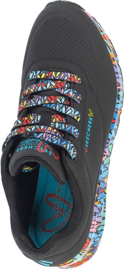 Skechers Sport Casual UNO RAVAGED LOVE Sneakers Vrouw 177918 BKMT - Foto 6
