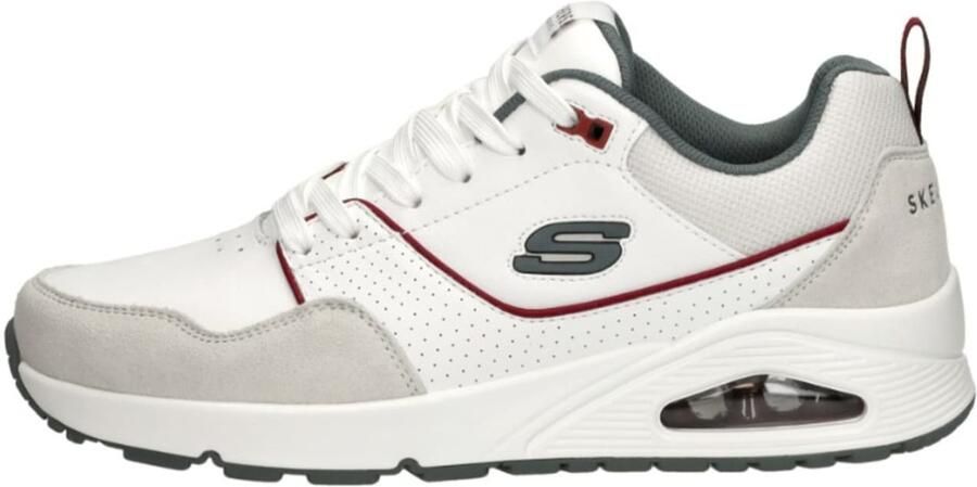 SKECHERS Sneakers laag 'Uno Retro One' greige groen donkerrood wit - Foto 8