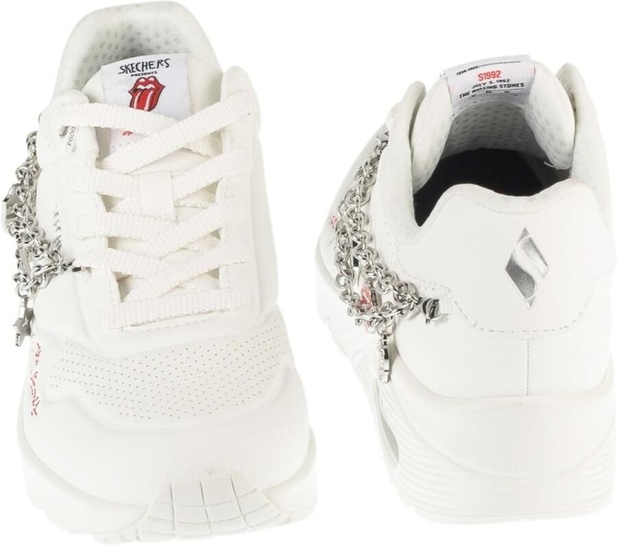 Skechers Uno-Rock N' Charm Vrouwen Wit Sneakers - Foto 3