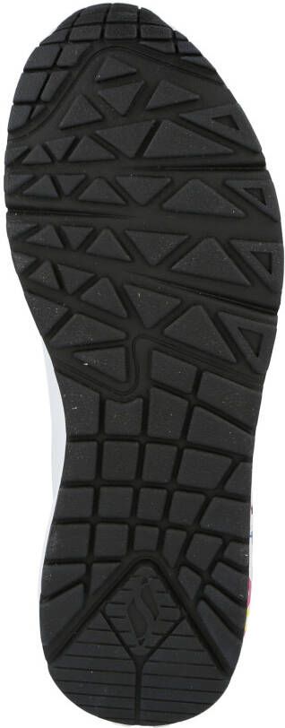 Skechers Sneakers met sleehak UNO-SPREAD THE LOVE Vrijetijdsschoen lage schoen veterschoen met coole graffiti-print - Foto 16
