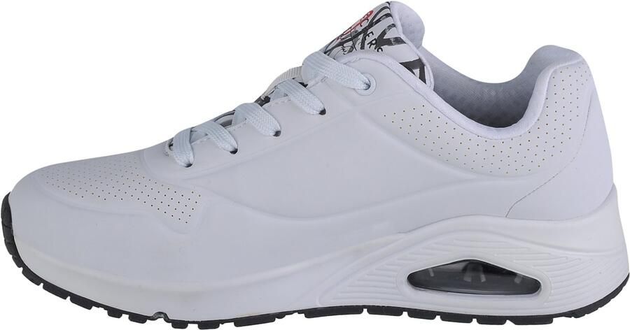 Skechers Sneakers met sleehak UNO-SPREAD THE LOVE Vrijetijdsschoen lage schoen veterschoen met coole graffiti-print - Foto 2