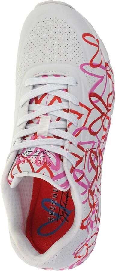 Skechers Sneakers Baskets Imprimé De Coeur Uno Spread The Love - Foto 5