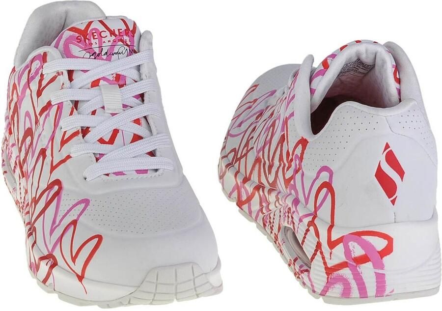 Skechers Sneakers Baskets Imprimé De Coeur Uno Spread The Love - Foto 3