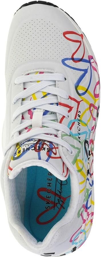 SKECHERS Veterschoen 'Sneaker Damen 155507 WMLT Kunststoff (Synthetik) in weiß' wit - Foto 8