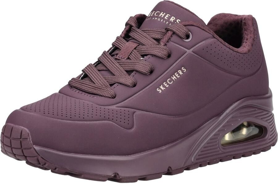 Skechers Sneakers met sleehak UNO STAND ON AIR Vrijetijdsschoen lage schoen veterschoen met zacht gevoerde binnenzool - Foto 3