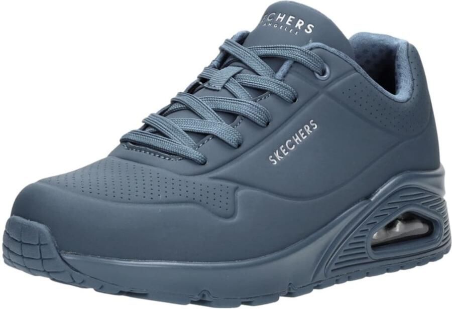 Skechers Sneakers met sleehak Uno Stand on Air Vrijetijdsschoen lage schoen veterschoen met fijne perforatie - Foto 2