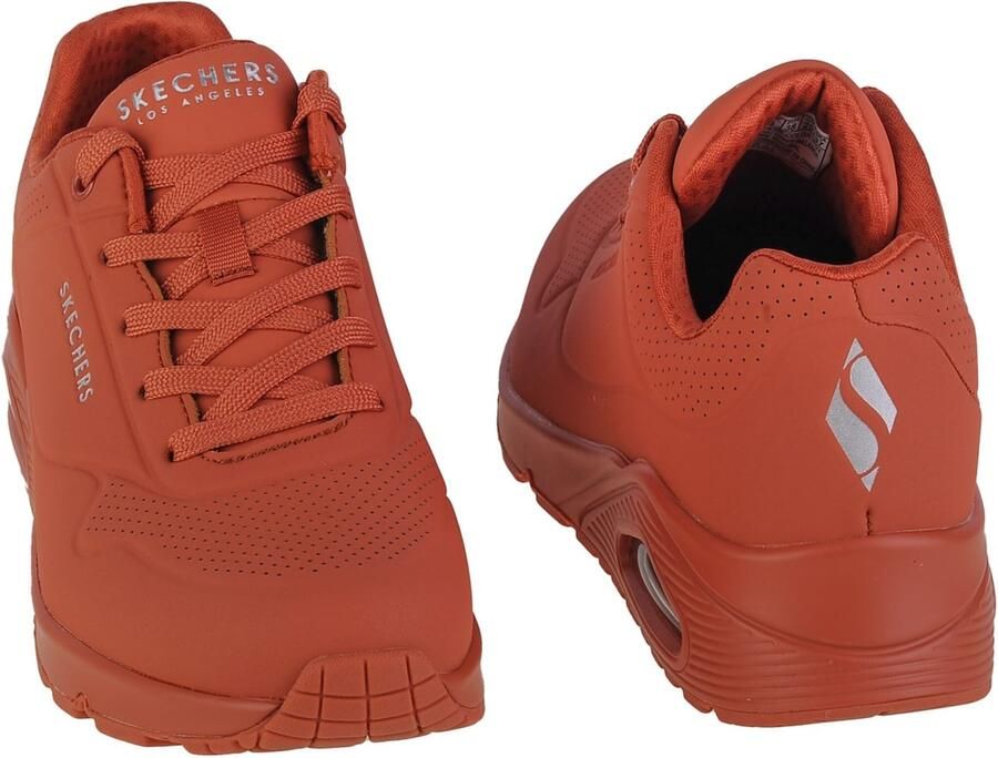 Skechers Uno-Stand on Air 73690-RST Vrouwen Oranje Sneakers - Foto 5