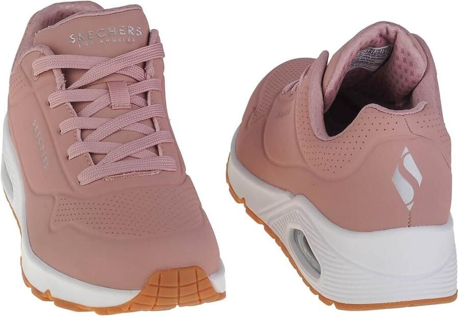 Skechers Uno-Stand on Air 73690-BLSH Vrouwen Roze Sneakers - Foto 2