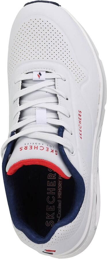 Skechers Sneakers met sleehak Uno Stand on Air Vrijetijdsschoen lage schoen veterschoen met fijne perforatie - Foto 3