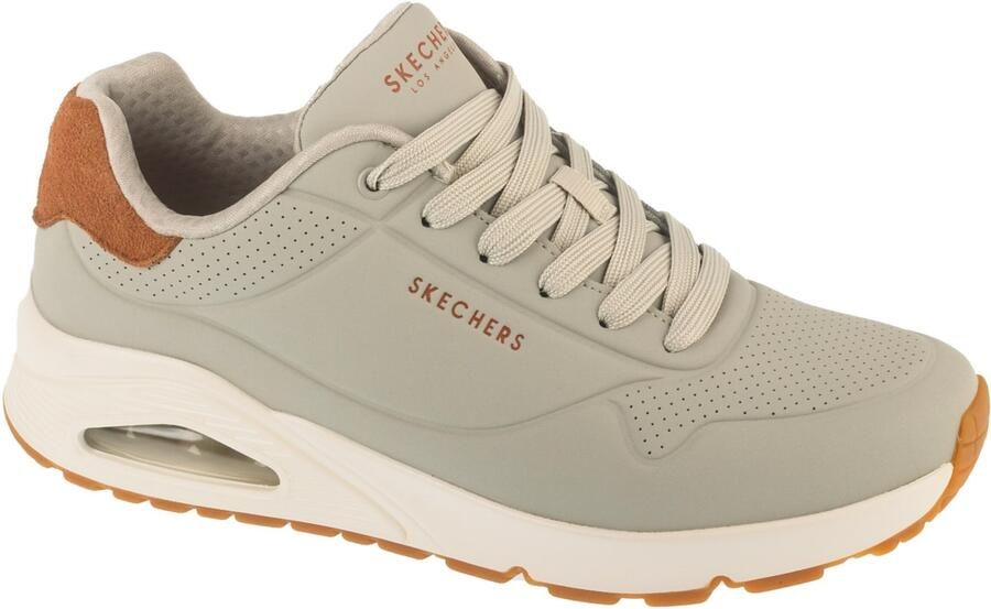 Skechers Stijlvolle Hardloopschoenen met Luchtgekoeld Comfort Gray Heren - Foto 14