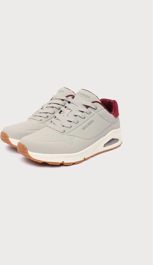 SKECHERS Sneakers laag 'UNO SUITED ON AIR' grijs bourgogne - Foto 6