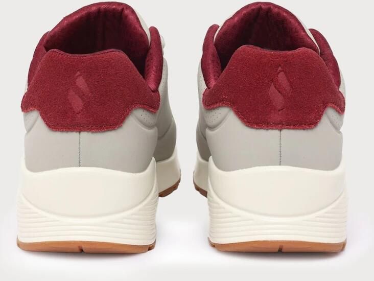 SKECHERS Sneakers laag 'UNO SUITED ON AIR' grijs bourgogne - Foto 7