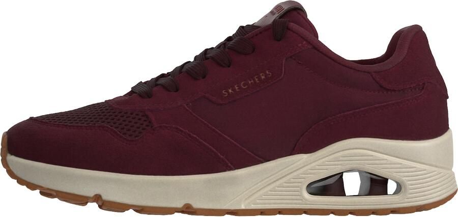 SKECHERS Sneakers laag 'UNO-VINTAGE AIR' bourgogne