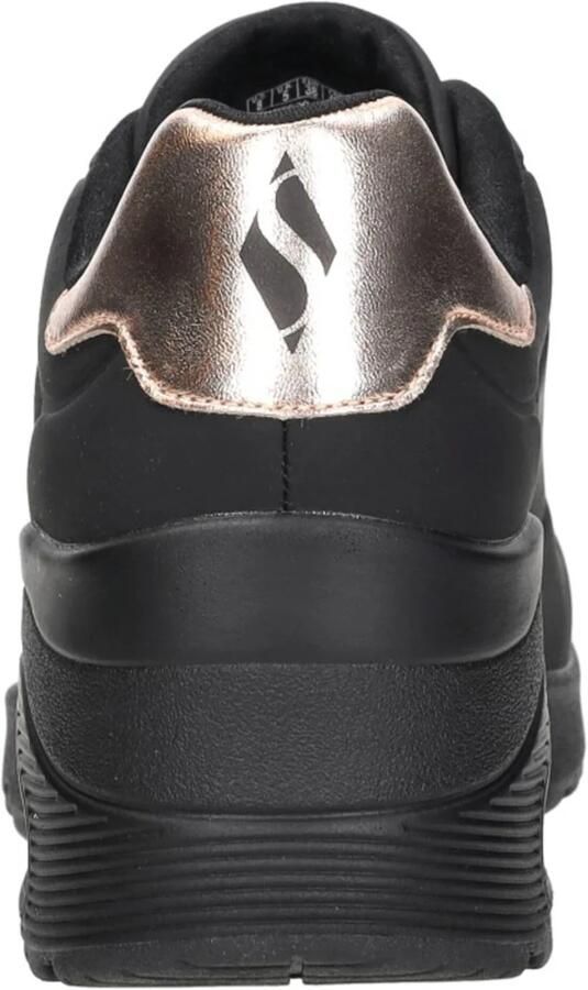 Skechers Street UNO WEDGE-Hi STEPS sneakers dames 177520 BBK zwart - Foto 4