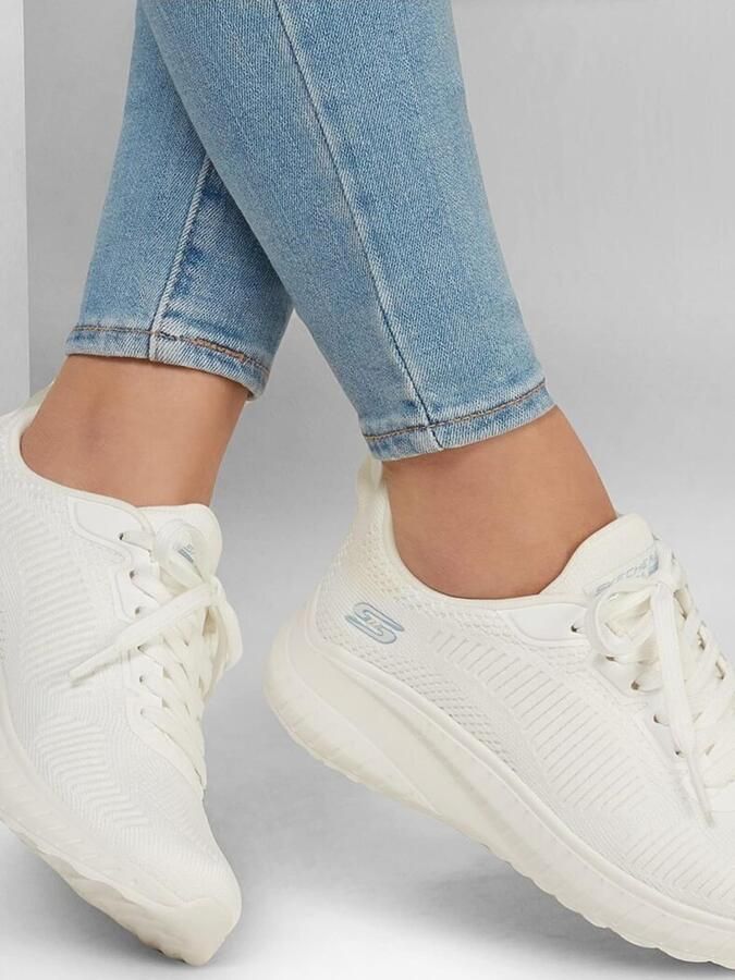 Skechers Sneakers BOBS SQUAD CHAOS FACE OFF Vrijetijdsschoen lage schoen veterschoen met comfort binnenschoen - Foto 5