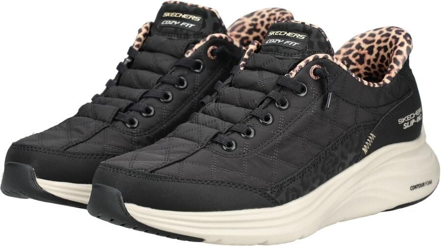 Skechers Hands Free Slip-ins Contour Foam Cozy Fit Leopard Dream lage sneakers - Foto 16