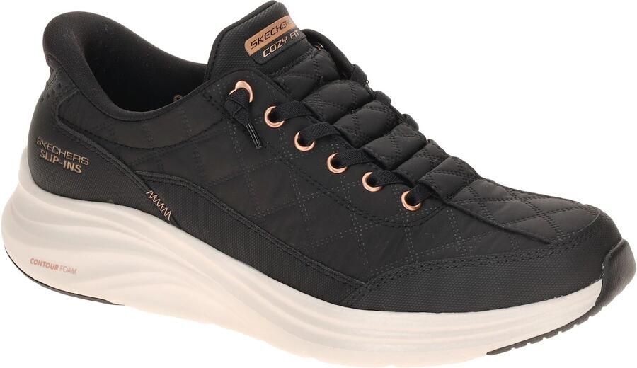 Skechers Slip-ins: Contour Foam Golden Hour Vrouwen Zwart Sneakers - Foto 10