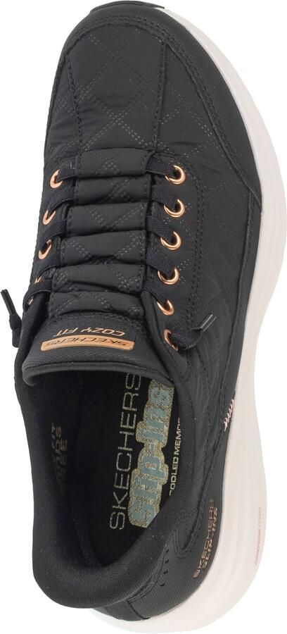 Skechers Slip-ins: Contour Foam Golden Hour Vrouwen Zwart Sneakers - Foto 12