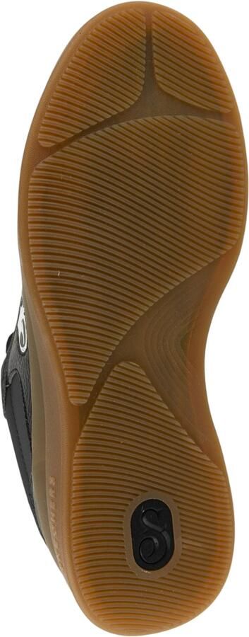 Skechers Duraleather Lace Up Snoop Cupsole Sneaker Mannen Zwart Sneakers - Foto 12