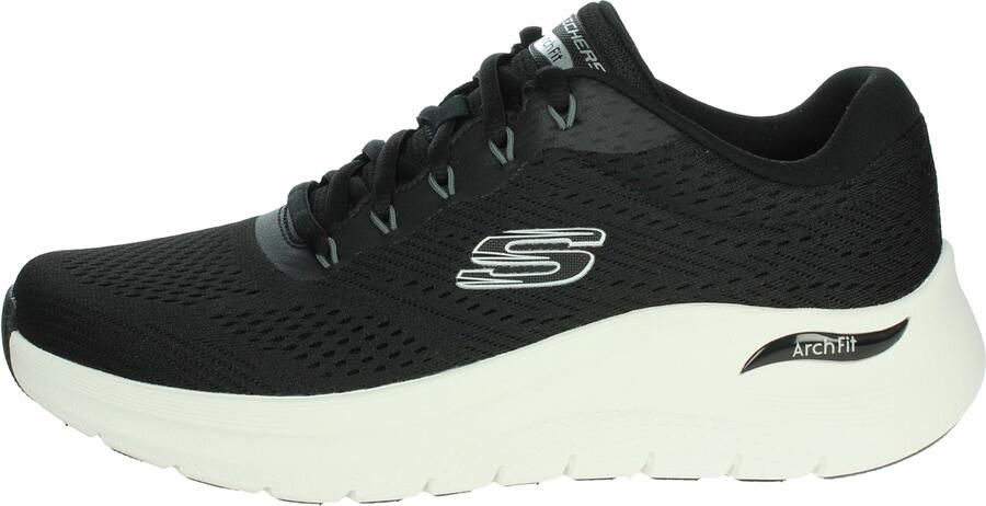SKECHERS Sneakers laag zwart offwhite