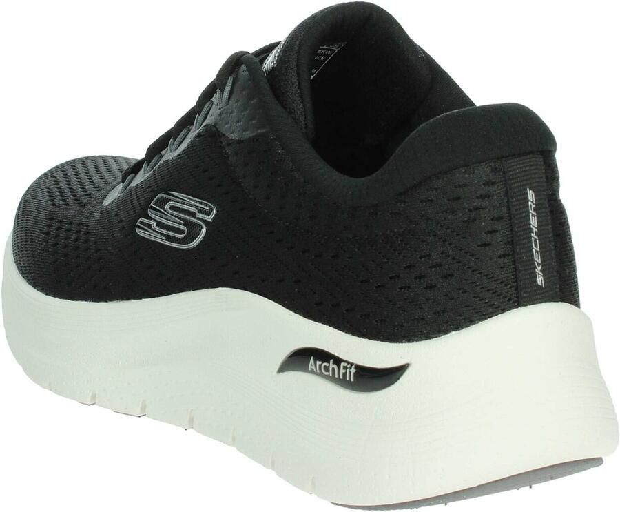 SKECHERS Sneakers laag zwart offwhite - Foto 3