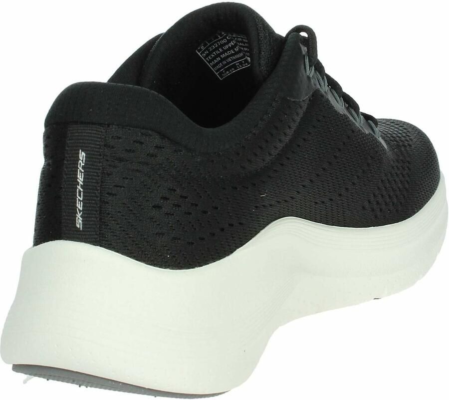 SKECHERS Sneakers laag zwart offwhite - Foto 2
