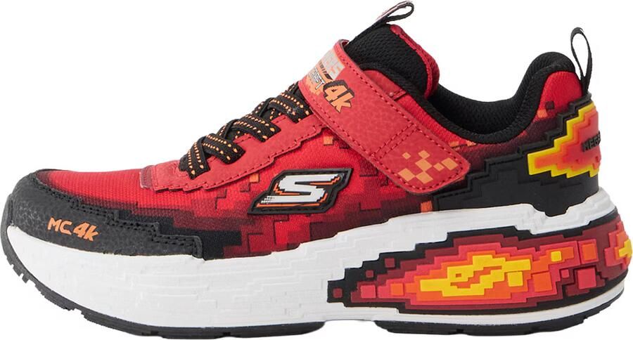 SKECHERS Sneakers 'MEGA-CRAFT 4K' abrikoos rood bourgogne zwart - Foto 3