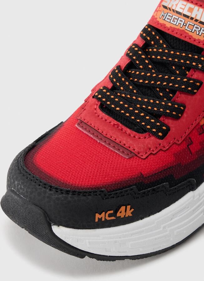 SKECHERS Sneakers 'MEGA-CRAFT 4K' abrikoos rood bourgogne zwart - Foto 5