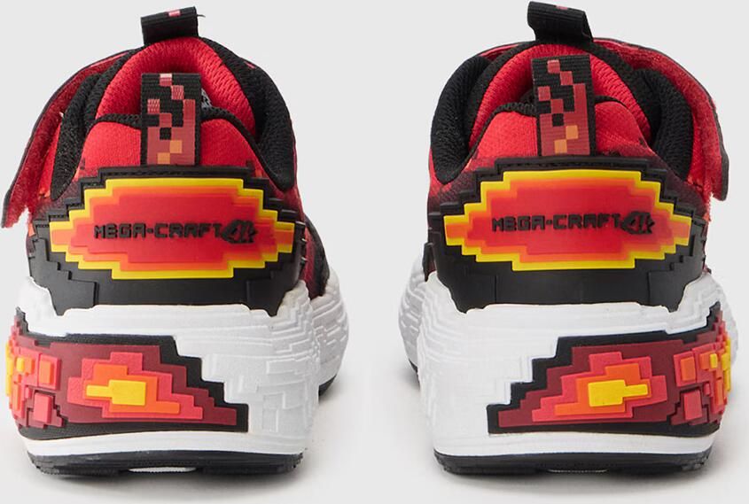 SKECHERS Sneakers 'MEGA-CRAFT 4K' abrikoos rood bourgogne zwart - Foto 6