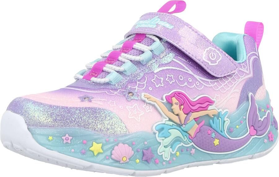 SKECHERS Sneakers 'MERMAID DREAMS' royal blue koningsblauw lavendel pink rosa - Foto 10