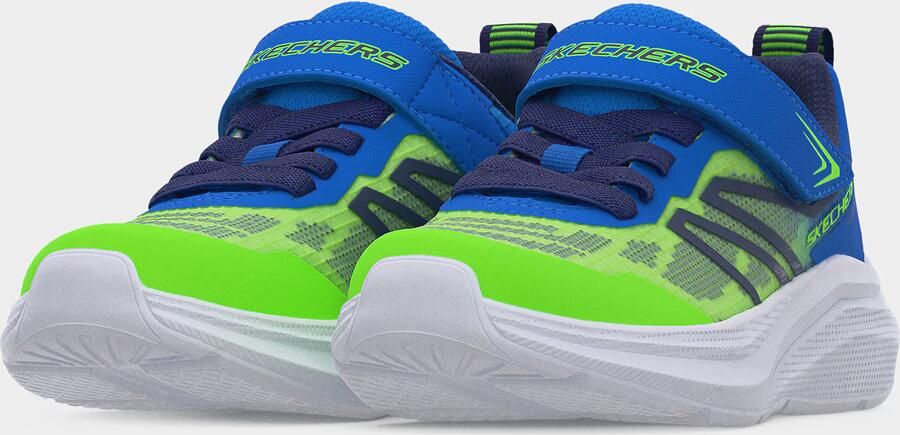 SKECHERS Sneakers 'Microspec Velocity' blauw navy neongroen - Foto 12