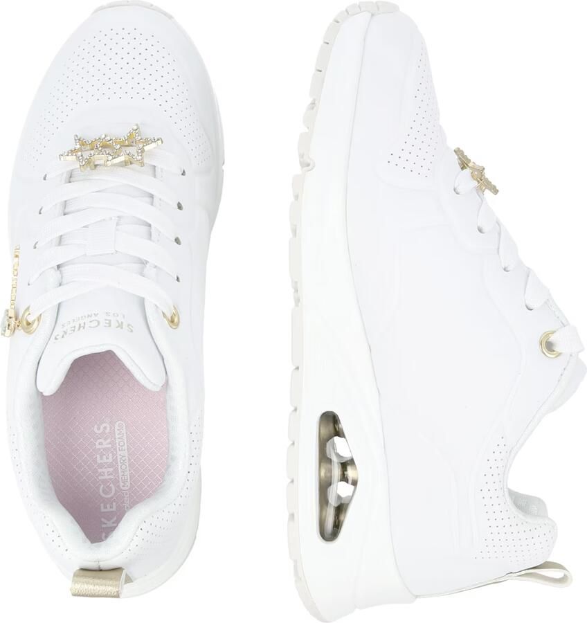 Skechers Uno Gen 1 Trendy Jewels Sneakers Meisjes Wit - Foto 14