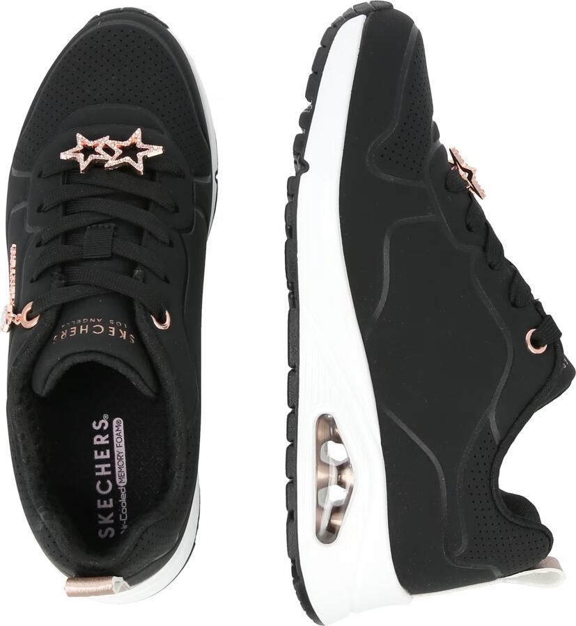 Skechers Uno Gen 1 Trendy Jewels Sneakers Meisjes Zwart - Foto 8