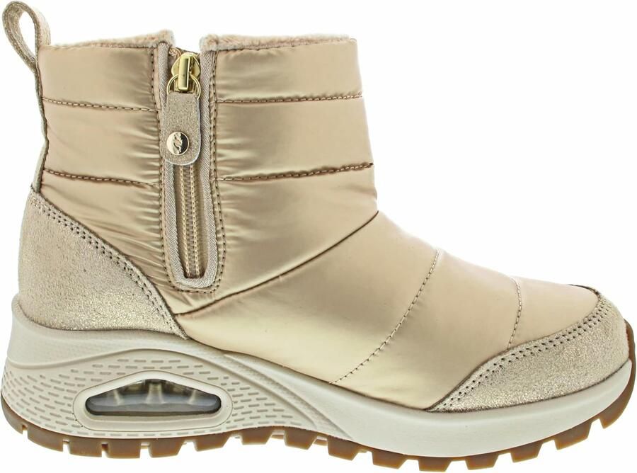 Skechers Uno Rugged Puffer Daze dames enkellaars goud - Foto 5