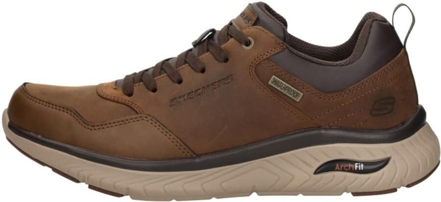 SKECHERS Sportieve veterschoen 'Arch Fit Crosser Ronaldo' donkerbruin - Foto 13
