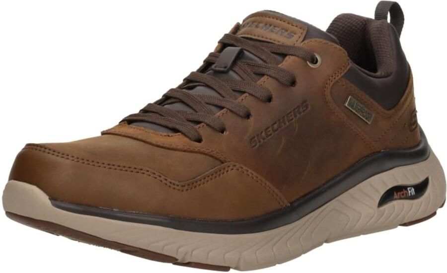 SKECHERS Sportieve veterschoen 'Arch Fit Crosser Ronaldo' donkerbruin - Foto 15