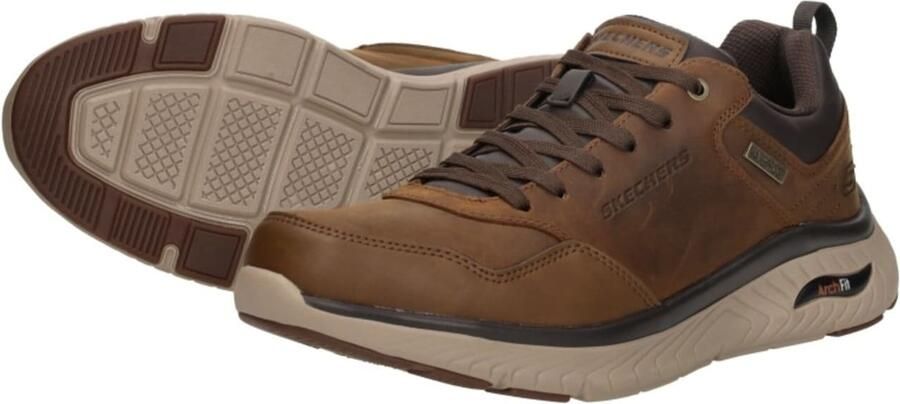 SKECHERS Sportieve veterschoen 'Arch Fit Crosser Ronaldo' donkerbruin - Foto 17