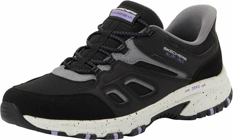 SKECHERS Sportieve veterschoen grijs zwart