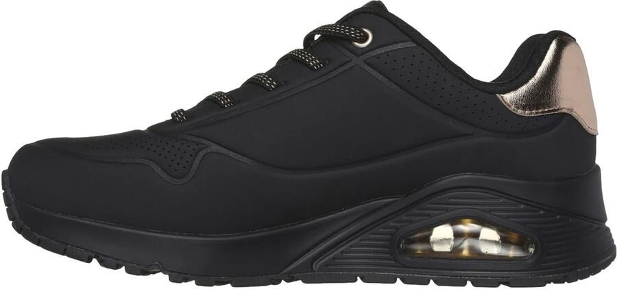 Skechers Uno Shimmer Away Sneakers zwart Dames - Foto 4