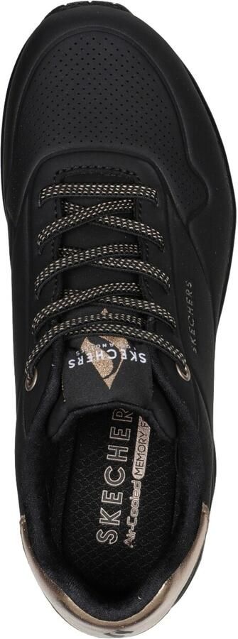 Skechers Uno Shimmer Away Sneakers zwart Dames - Foto 7
