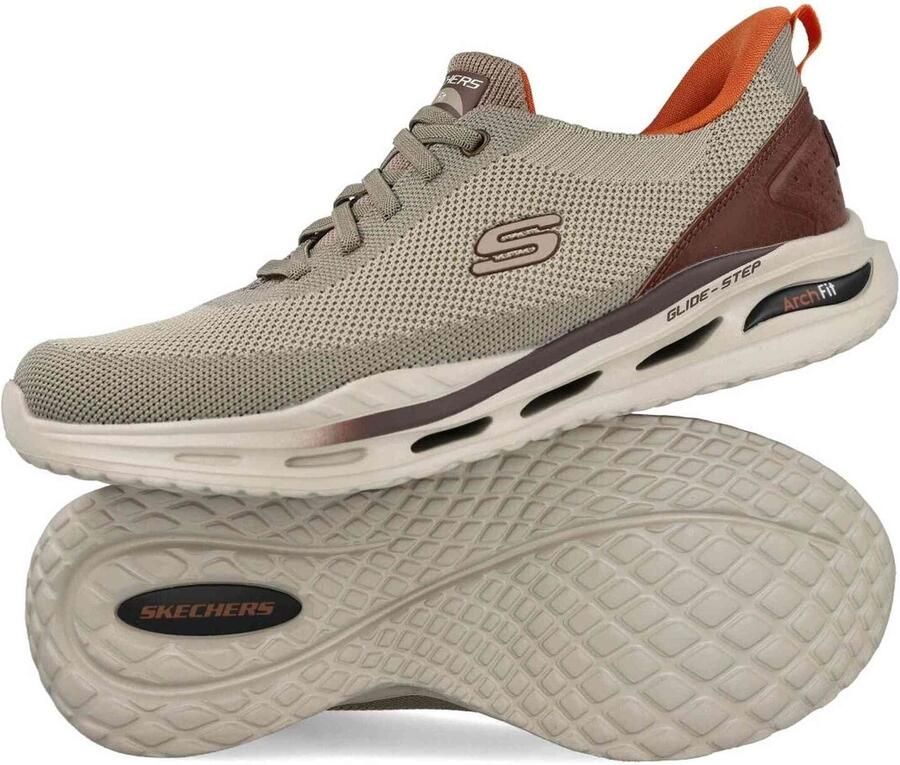SKECHERS Sportschoen '070-498126' taupe - Foto 2