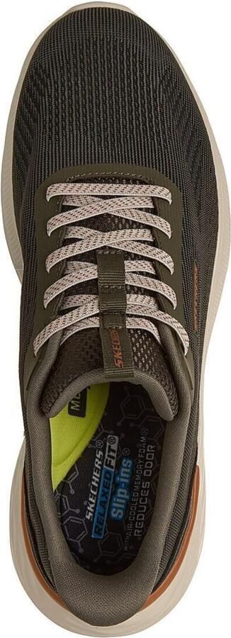 Skechers Garner heren sneakers groen Extra comfort Memory Foam - Foto 3