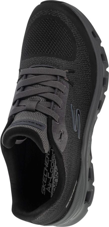 Skechers Heren Glide Step Pro Waverra Slip Ins Sneakers Black Charcoal - Foto 3