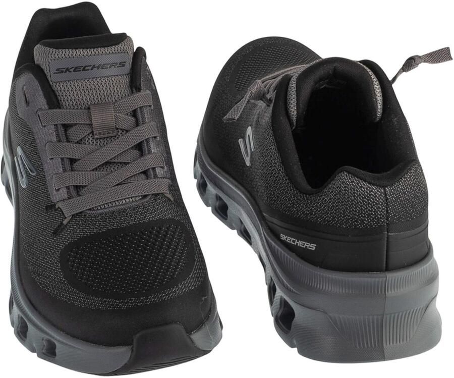 Skechers Heren Glide Step Pro Waverra Slip Ins Sneakers Black Charcoal - Foto 6