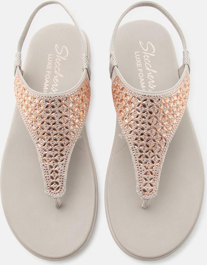 Skechers MEDITATION LUXE-MODERN EVENT Dames Sandalen Taupe - Foto 18